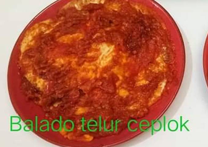 Balado telur ceplok