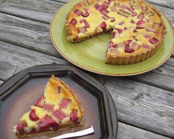 Ultimate Making Recipe Chunky Rhubarb Tart Delicious and Healthy