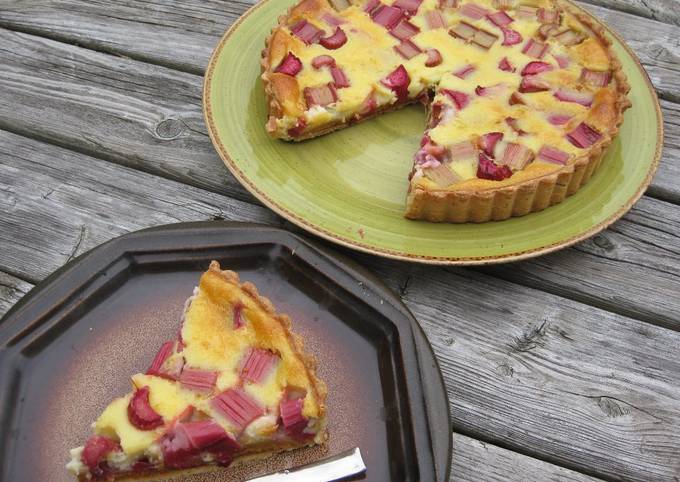 Recipe of Perfect Chunky Rhubarb Tart