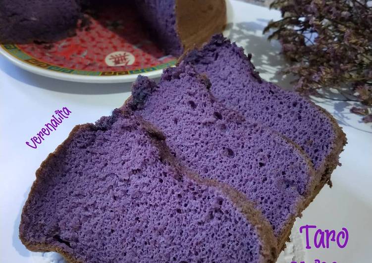 Taro Chiffon Cake