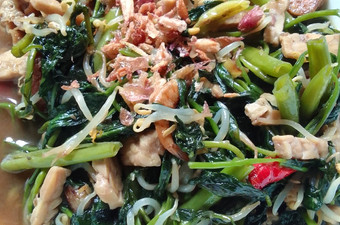 Cara Gampang Membuat Tumis Kangkung Getate (tauGe,Tahu,Tempe)😅🥰 yang Sempurna