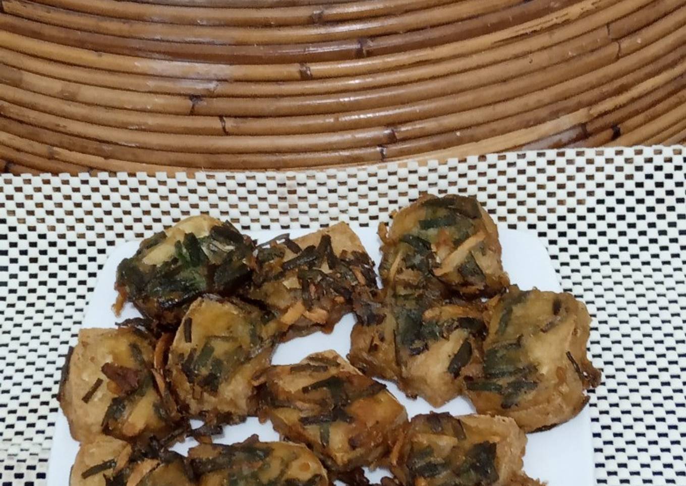 Tahu Tepung Serbaguna Mix Daun Kucai