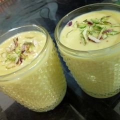Mango lassi❤ A picture of Mango lassi❤.