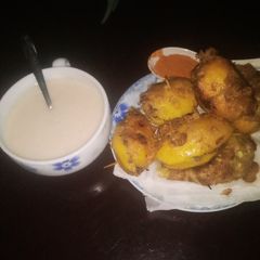 Potato clap together with milk pap A picture of Potato clap together with milk pap.