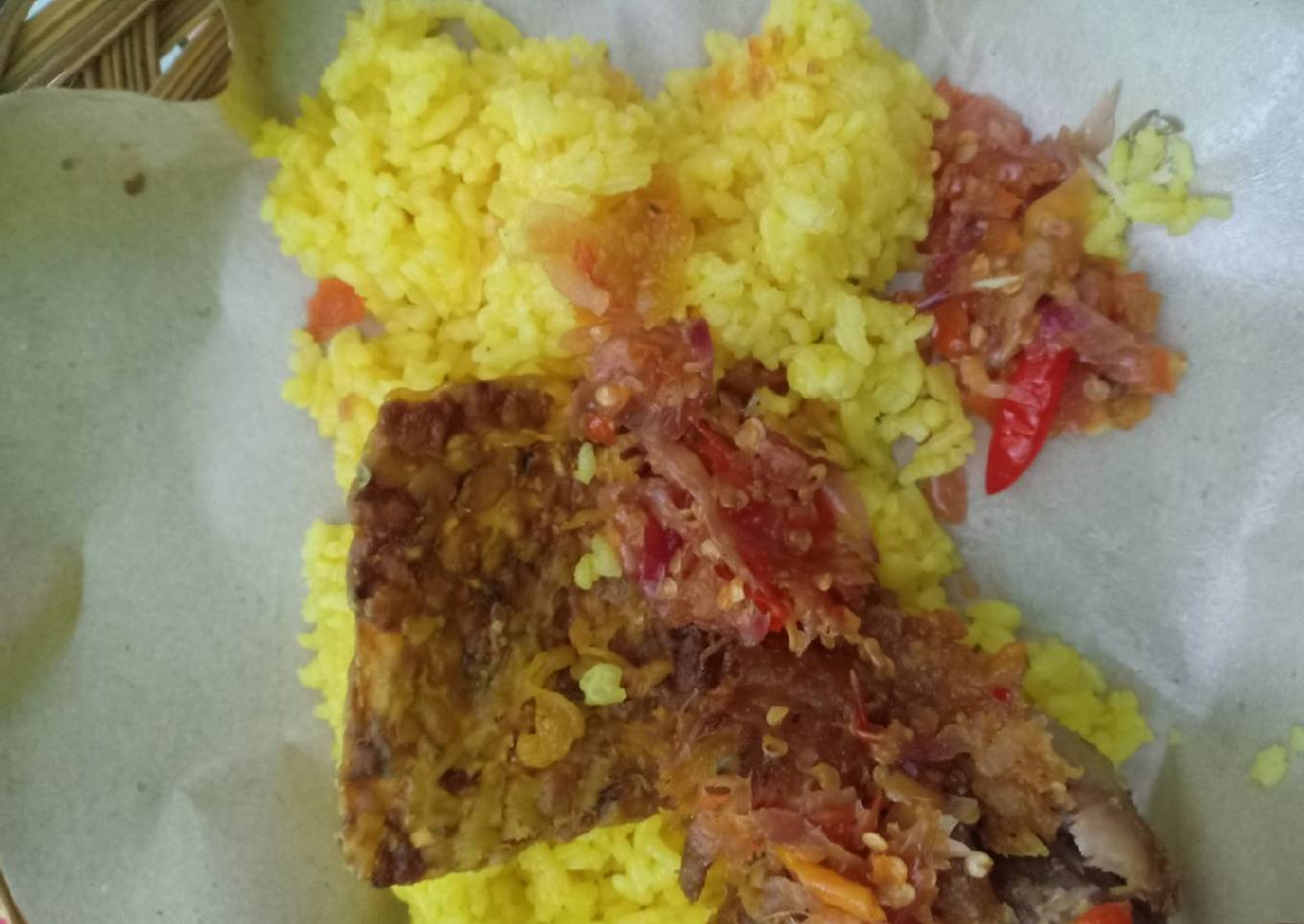 Nasi kuning mentega enak dan simple