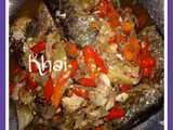 Tumis ikan cue pedas