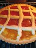 Crostata Bongusto con Marmellata di Arance e Composta di Pesche Biologiche