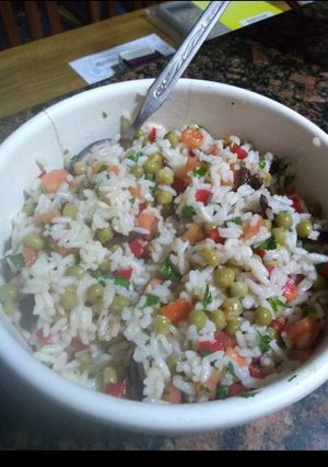 Una foto de Ensalada primavera
