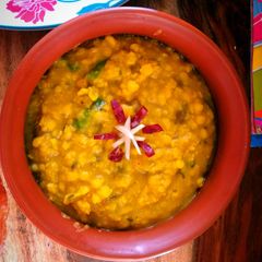 A picture of Cholar Dal.