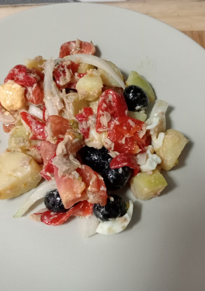 Una foto de 🥗Ensalada campera🥔