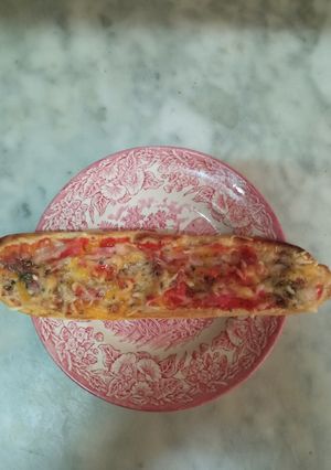 Una foto de Paninis de bacon