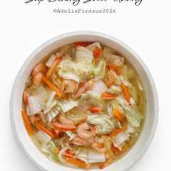 Sup Bening Sawi Udang-レシピのメイン写真