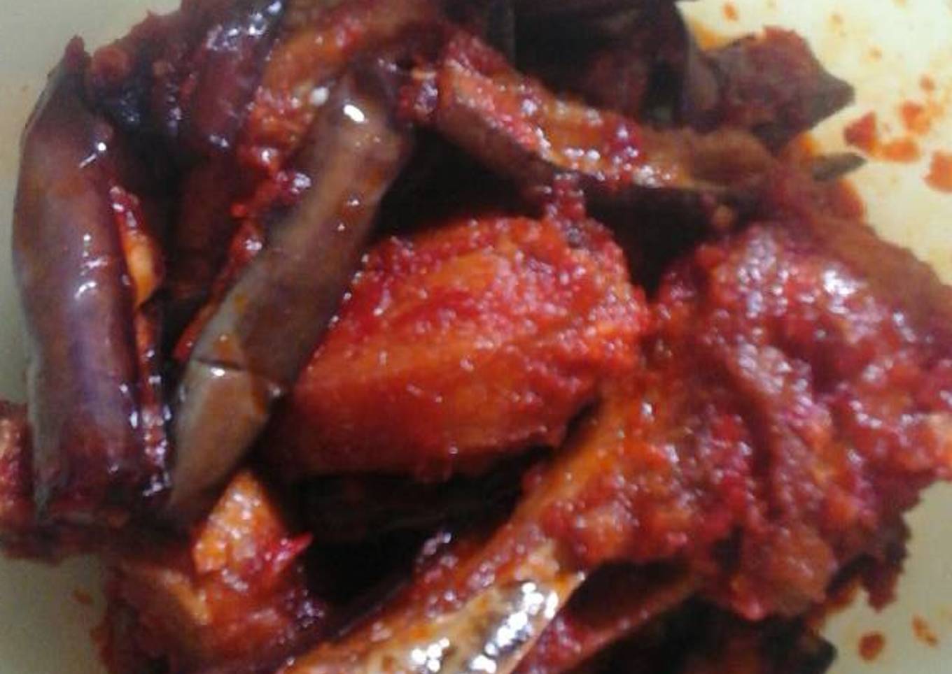 Ayam + terung balado