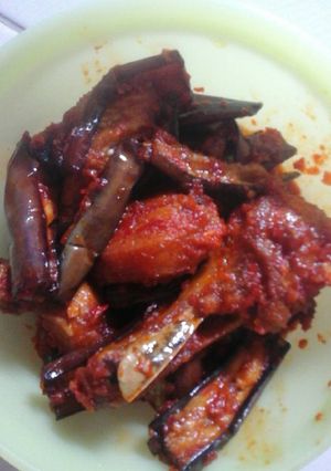Foto resep Ayam + terung balado