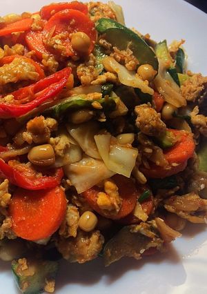 Foto resep Tumis orak-arik tesa (telur+sayuran)