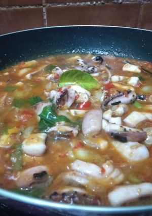 Foto resep Cumi Saus Padang
