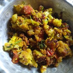 A picture of Cauliflower stir fry.