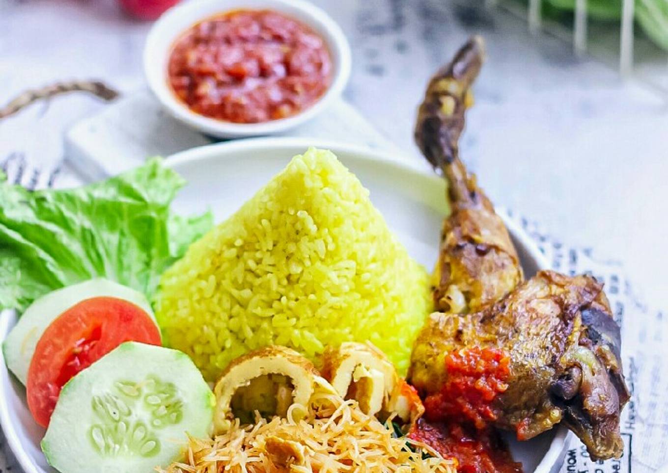 Resep Nasi Kuning Express Pulen Enak Anti Gagal