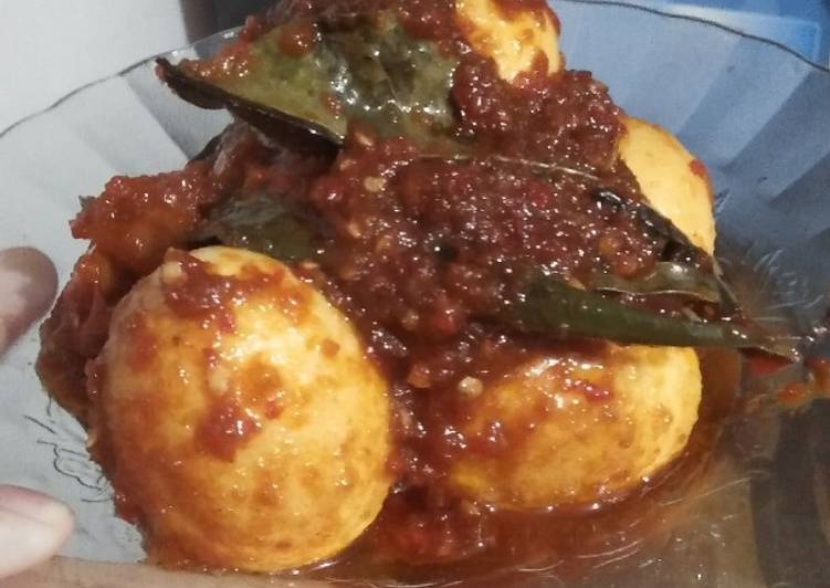 Cara Gampang Menyiapkan Telor balado Anti Gagal