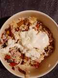 Risotto revisité au jambon et poivrons