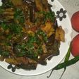 फ्राई बैंगन आलू सब्जी (Fry baingan aloo sabzi recipe in Hindi)