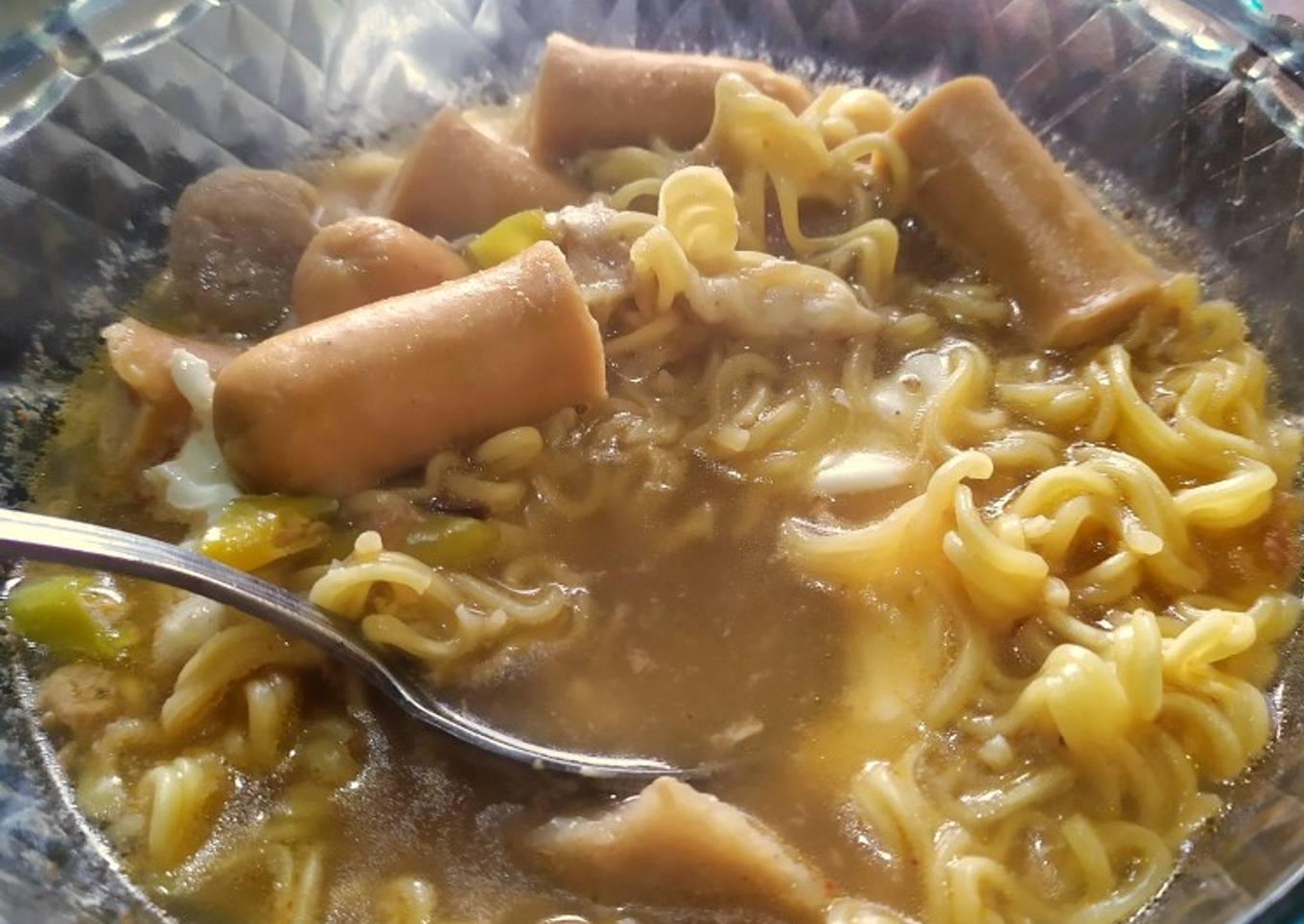 Resep Indomie soto bakso sosis, Lezat