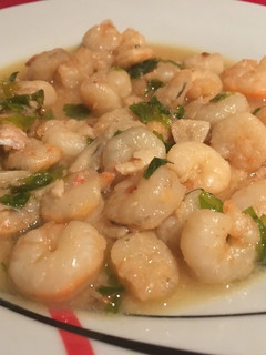 Una foto de Gambas al ajillo