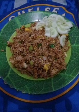 Foto resep 18. Nasi Merah Goreng Kampung
