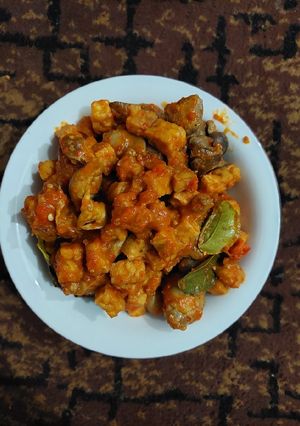Foto resep Sambel goreng ati ampela isi tempe