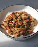 Pork belly garlic chilli / samcan tumis bawang putih