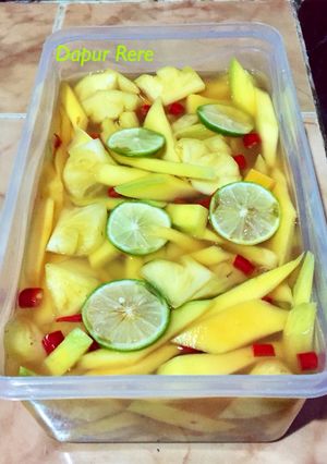 Foto resep Asinan mangga mix nanas