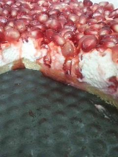 صورة لوصفة تشيز كيك الرمان