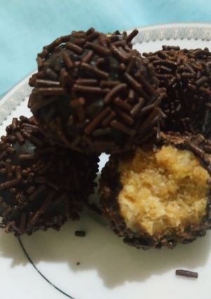 Foto resep Bola Bola Coklat Roma Kelapa