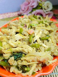 Foto resep Ayam Suwir Kemangi Cabai Ijo