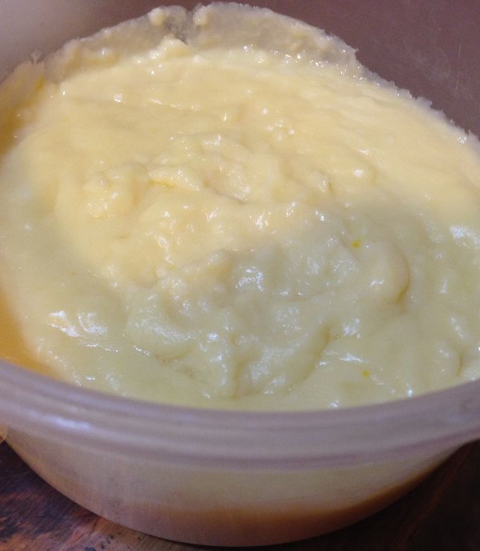 Una foto de Postre de vainilla, casero!