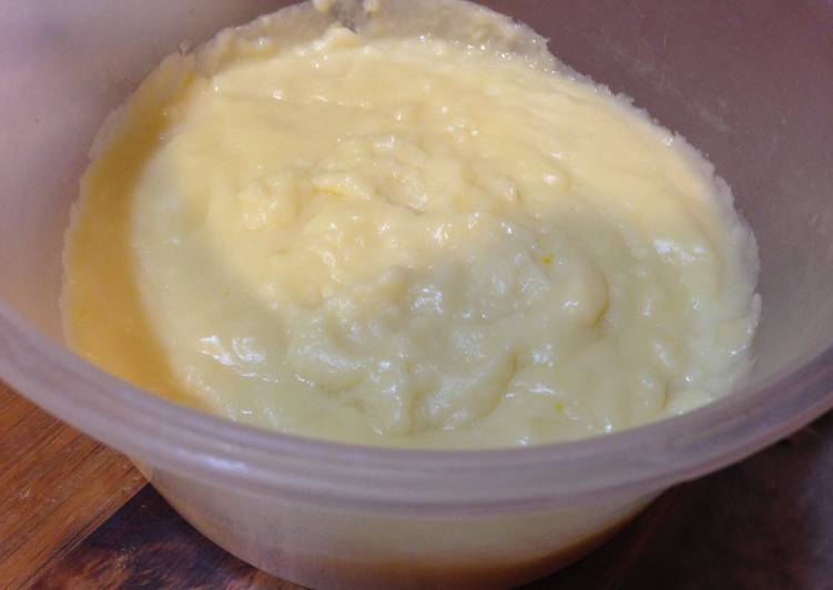 Postre de vainilla, casero!