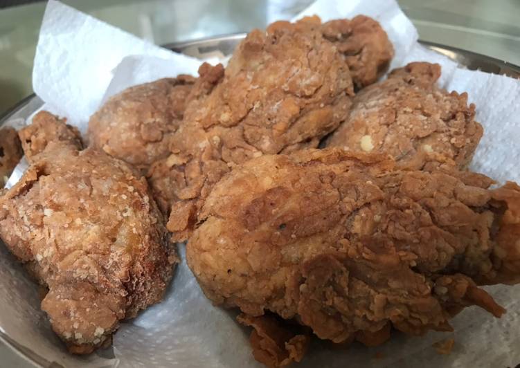 Cara Gampang Menyiapkan Ayam Goreng Crispy ala Fried Chicken Anti Gagal