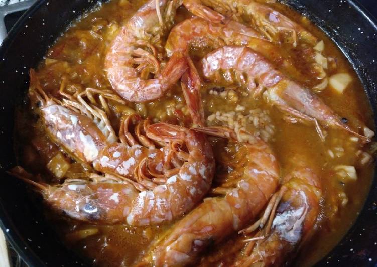 Paella de pescado