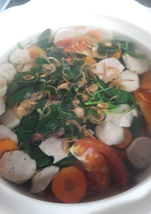 Foto resep Sayur bening bayam
