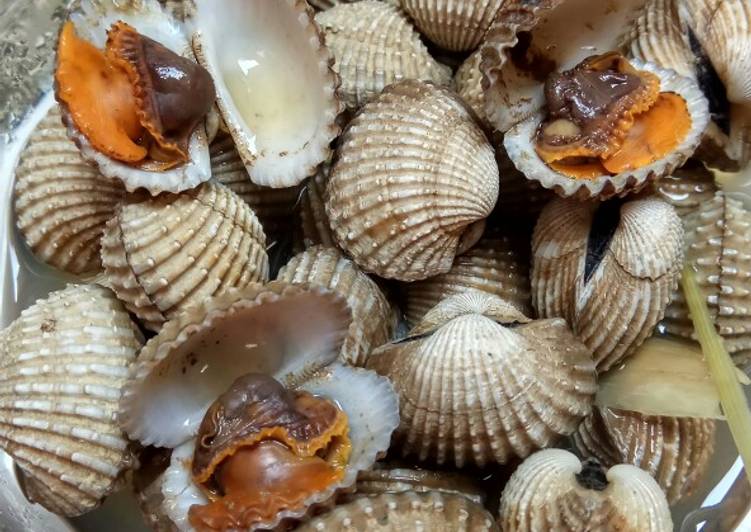 Kerang Dara rebus sederhana 😍