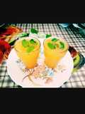 Healthy tasty wood Apple smoothi