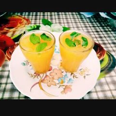 A picture of Healthy tasty wood Apple smoothi.