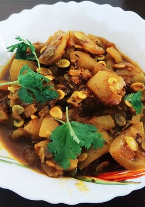 A picture of Tinda ki sabji.