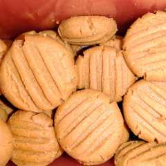 A picture of Keto Peanut Butter Cookies.
