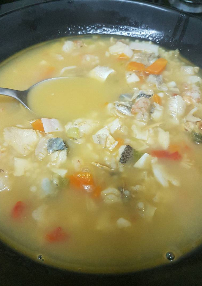 Una foto de Sopa de pescado