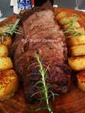 Contra Filé assado com Batatas ao Forno