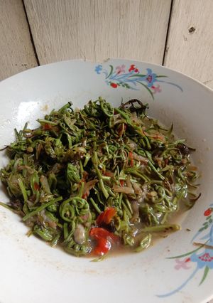Foto resep Tumis pakis