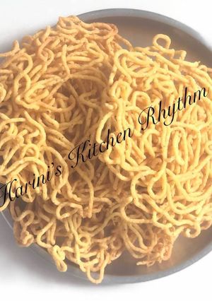 A picture of Sev(with cooked left over rice).