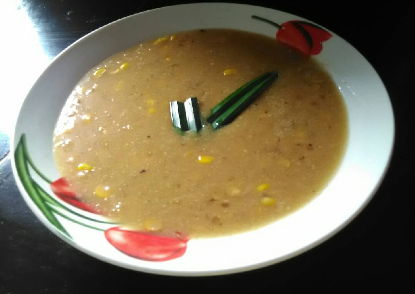 Bubur jagung sederhana