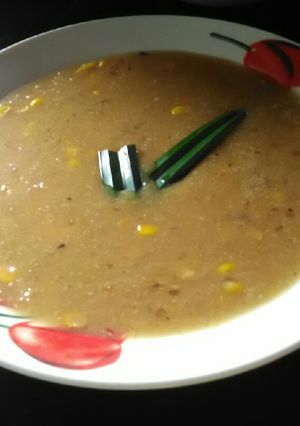 Foto resep Bubur jagung sederhana